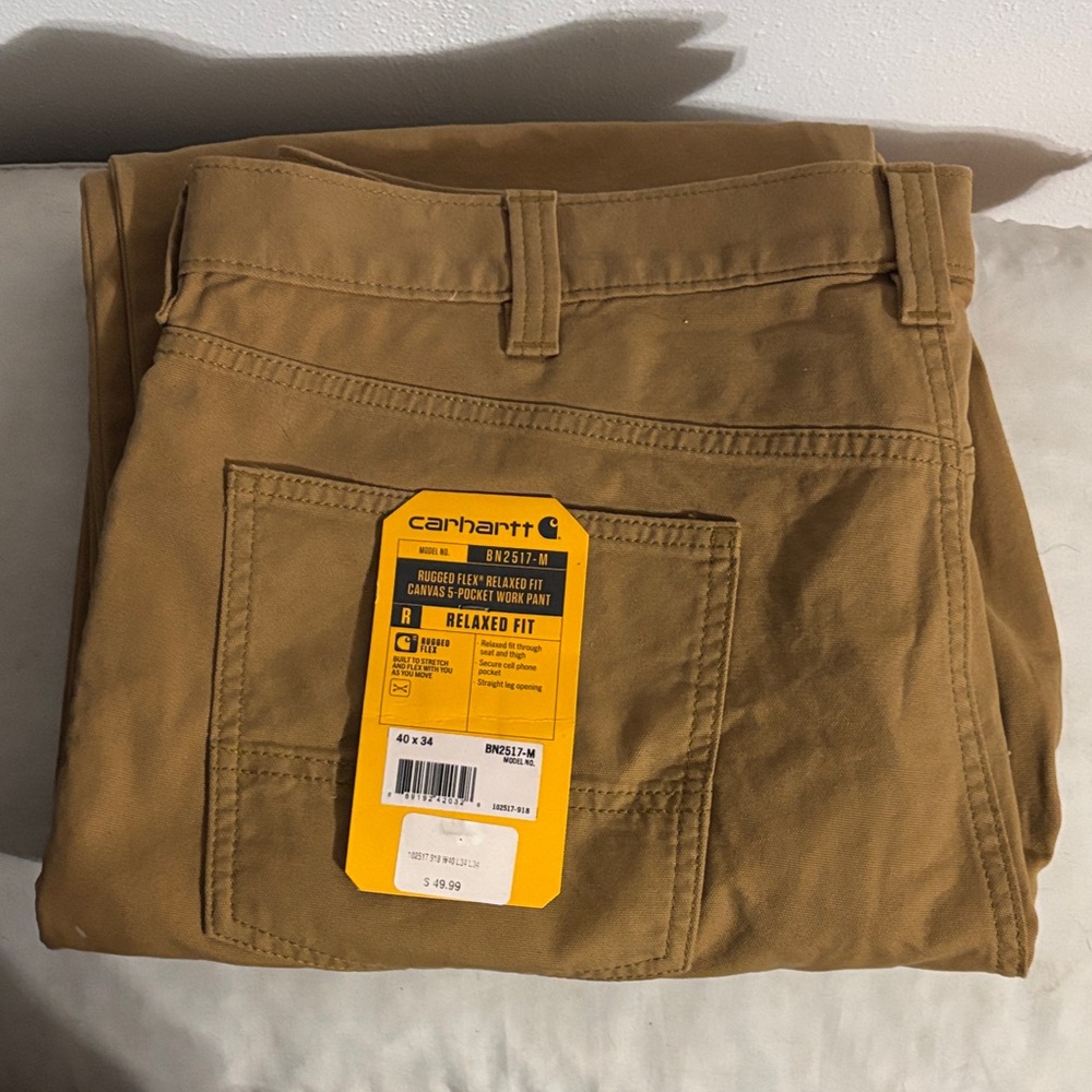 Carhartt Men's Tan Cargo Pants